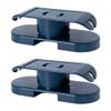 MAGICLULU 2pcs Self-Adhesive Power Strip Fixator Bracket Durable Plastic Cable Holder for Easy Installation Punch Socket Organizer for Office and Home Use view 1