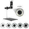 Microscope Kit 1000X Magnification USB Digital Microscope with 8-LED Light Magnifying Glass Microscope Lens Adapters (Color : with Lifting Support) view 4