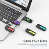 Aiibe 32GB Flash Drive 10 Pack 32GB USB Flash Drives Thumb Drive USB 2.0 Memory Stick Zip Drive USB Drives Bulk (32GB, 10 Pack, 5 Colors) view 2