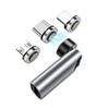 SHEEAST USB C Magentic Adapter 540 Degree Rotation 3 in 1 QC 3.0 Fast Charging Max Support 3A, Grey view 1
