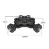 BGNing Multi-Function Dual Ball Head Magic Arm Mount Adapter with 1/4'' Screw for DSLR Cameras Fill Light Monitor (1/1 to 1/4 Black) view 2