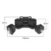 BGNing Multi-Function Dual Ball Head Magic Arm Mount Adapter with 1/4'' Screw for DSLR Cameras Fill Light Monitor (3/8 to 1/4 Black) view 2