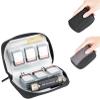 (24 SD + 4 CF) 28 Slots Memory Card Case Holder with Labels, SD Card Wallet Storage for 24 SD SDXC SDHC Cards + 4 CF XQD Cards, Portable Carrying Cases Organizer with Number Sticker - Grey + Black view 1
