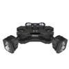 BGNing Multi-Function Dual Ball Head Magic Arm Mount Adapter with 1/4'' Screw for DSLR Cameras Fill Light Monitor (1/4 to 3/8 Black) view 1
