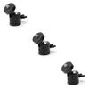 SOLUSTRE 3pcs Mini Tripod Head Ball Mount 1/4 Thread 2.5kg Load 360 Pan Compact for Cameras Webcams view 3