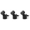 SOLUSTRE 3pcs Mini Tripod Head Ball Mount 1/4 Thread 2.5kg Load 360 Pan Compact for Cameras Webcams view 4