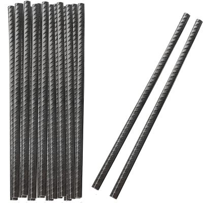KOHAND 20 PCS 12 Inch Black Rebar Stakes, Heavy Duty Ground Steel Rebar Anchor Stakes for Concrete Forming, Camping, Planting