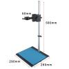 Microscope Accessories Kit 10-130X Zoom Industrial Digital Microscope Microscope Slides (Color : A Microscope Set) view 2
