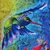 Hummingbird Quilted Book Sleeve, View B, Tablet Pouch or Purse, for Book Sizes Up to 9.5" x 6.5" x 1.5", Your Choice of Hummingbird Design view 1