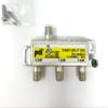3 Way Splitter PDI-3WMS-5 Un-Balanced 6kV 5-1000MHz Compatible with Verizon Fios (Yellow) view 1