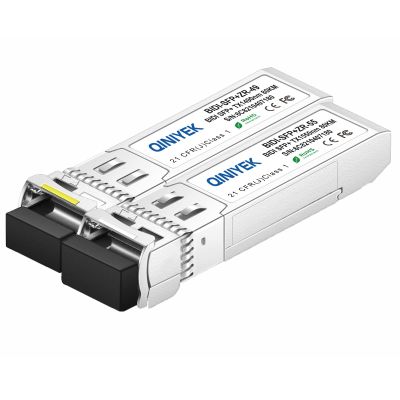 A Pair of 10G SFP BIDI Module, 10G SFP+ BIDI Transceiver,TX1490nm/RX1550nm for Cisco SFP-10G-BX80U-I,Cisco SFP-10G-BX80D-I,Ubiquiti, Mikrotik, D-Link, Supermicro, Netgearand More.(SMF,80km,DDM)