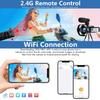 Video Camera UHD 4K 48MP for YouTube 18 X Digital Camcorder IR Night Vision Wi-Fi Vlogging Camera With Microphone 2.4G Remote 3 in Touch Screen Handheld Stabilizer view 3