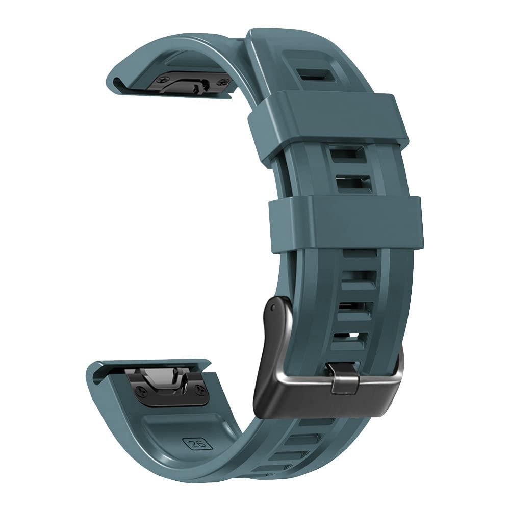 REYDA Silicone Band Compatible for Garmin Enduro 3/2/1, 26mm Quick Fit Watch Band Soft Flexible Silicone Bracelet Wristband Replacement Band for Garmin D2 Mach 2 51mm/Mach 1 Pro/Delta PX/Charlie/Bravo