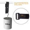 WSZJINB 16Ft x 0.8In Adjustable Cable Straps with Buckles, Free Cut Length, Black Reusable Fastening Cable Ties, Hook and Loop Securing Strap for Cable Tidy, Wire Management, Cord Organiser view 4