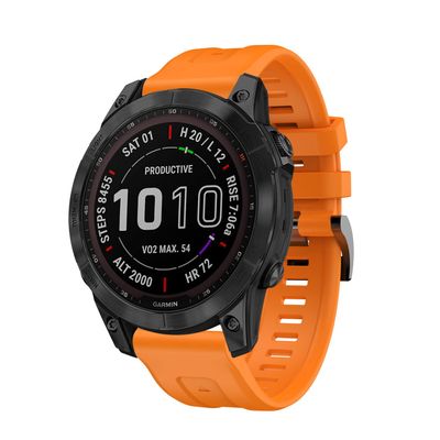 REYDA Silicone Band Compatible for Garmin Instinct E 45mm/3 45mm/2/1/Crossover, 22mm Quick Fit Watch Band Soft Silicone Sport Wristband Bracelet Replacement Band for Garmin Approach S70 47mm/S62/S60