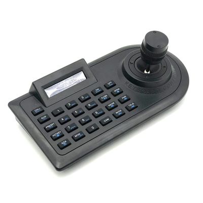 3 Axis 3D CCTV Joystick Keyboard Controller LCD Display RS485 Communication PELCO-D/P for AHD Analog PTZ Speed Dome Security CCTV Camera Control, Black, 3KD-US