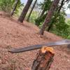 Fwosi Kukri Knife - 22-Inch Fixed Blade Knife, Viking Battle Machete Sword, Carbon Steel Blades, Bone Handle - Handcrafted in Nepal - Sheath & Belt Loop view 3