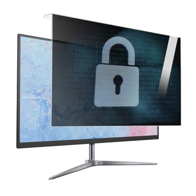 JFGH 27 Inch(Diagonal) Computer Privacy Screen Filter, Anti Blue Light Privacy Screen Protector Film 16:9 Aspect Ratio for Desktop Computer Monitor, 27inch(613 * 356mm)