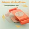 4 Pack Cord Organizer for Appliances, Adhesive Rotatable Cable Winder Bundlers Hider Wrapper Holder, Wire Keeper, Tidy Wrap for Cable Management with Home, Kitchen, Bathrooms, Offices (orange) view 3