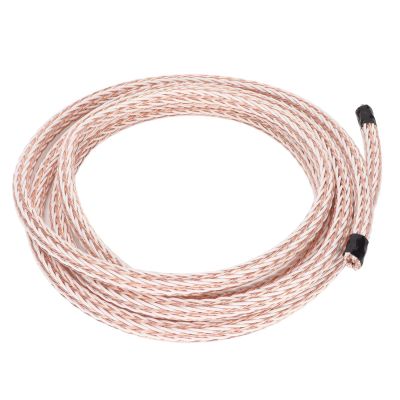 24 Core Cable, OCC 12TC HiFi 2.5m 8.2ft Copper Cable Great Flexibility for Home Sound Systems and