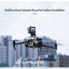 BTG Mavic 3 /Mavic 3 Classic Accessories Action Camera Mount Holder for DJI Action 5 4 3 /Pocket 3 2/ GoPro Hero/ lnsta360 go 3 3S 2/ Insta360 ONE X2/ONE R view 2