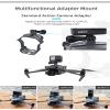 BTG Mavic 3 /Mavic 3 Classic Accessories Action Camera Mount Holder for DJI Action 5 4 3 /Pocket 3 2/ GoPro Hero/ lnsta360 go 3 3S 2/ Insta360 ONE X2/ONE R view 3