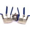 MEIMRSHLY J390-1Double arm brush holder 32 * 20 * 8 marine tail shaft grounding silver carbon brush holder (brush holder 8 * 20mm) view 1