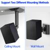 Aiweiwa Speaker Wall Mount for Samsung 9500S Ceiling Speaker Mount Bracket - Tilt and Swivel Adjustable Rear Speakers Mounting Bracket for Samsung SWA-9500S/ZA view 2