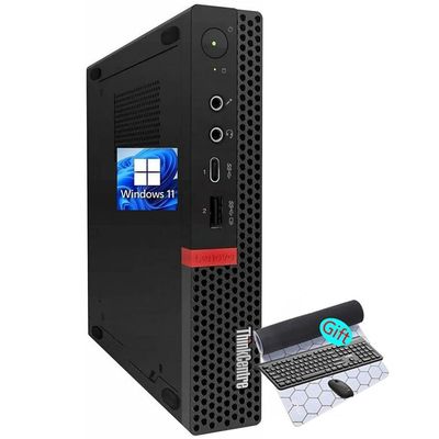 Lenovo ThinkCentre M920q Tiny Desktop Intel i5-9500T Up to 3.70GHz 16GB RAM 256GB NVMe SSD Built-in AX210 Wi-Fi 6E BT HDMI Dual Monitor Support Wireless Keyboard and Mouse Win11 Pro (Renewed)