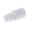 VizGiz 4 Sets RJ45 Waterproof Connector Cap Cover for Outdoor Network IP Camera CCTV Pigtail Cable POE NVR System Connection Lid Adapter Weatherproof Protector (4 Parts/Set), White view 4