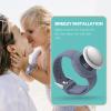 Air tag Wristband Kids(2 Pack) - Soft Silicone Air tags holder for Kids - Lightweight GPS Tracker Holder Compatible with Apple Air tag Watch Band (Blue Gray & Pink) view 3