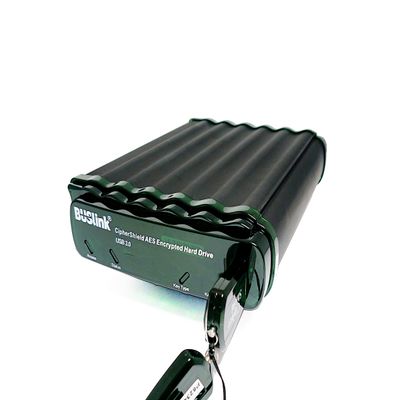 BUSlink CipherShield CSE-4TG1-U3 4TB HDD Mode 0 Encrypted Desktop Drive  256-bit AES Hardware Encryption, FIPS 140-2, USB 3.0, HIPAA, HITECH, FERPA, TAA-Compliant