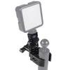 BGNing Super Clamp Articulated Arm Crab Claw 1/4" 3/8" Mounting Holes for Flash Light Camera Tripod Monopod Holder Monitor (Black with 1/4 to 1/4 Monitor) view 2