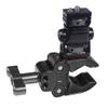 BGNing Super Clamp Articulated Arm Crab Claw 1/4" 3/8" Mounting Holes for Flash Light Camera Tripod Monopod Holder Monitor (Black with 1/4 to 1/4 Monitor) view 3