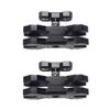 BGNing Ball Head Monitor, D20mm Ball Head Clamp, Anti-drop Handle Adjustable Angle Ball Clamp for Diving Photography (2pcs Black) view 2