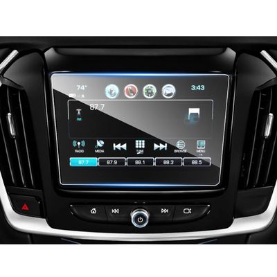 SHAOHAO 2023 Chevy Traverse Screen Protector for 2018-2022 2023 Chevy Traverse Accessories (LT Cloth/LT Leather/RS/Premier/High Country) 8 In Display HD Clarity Navigation Tempered Glass Screen Cover