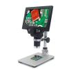 Microscope Kit G1200 Digital Microscope 12MP 7Inch Large Color Screen Large Base LCD Display 1-1200X Continuous Magnifier Microscope Lens Adapters view 3