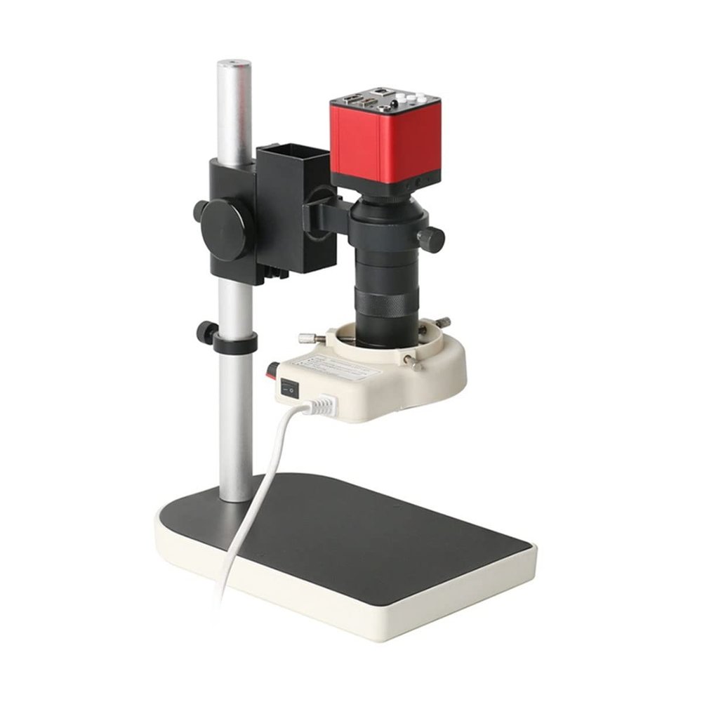 Microscope Kit 14MP 20MP Industrial Digital Zoom Microscope Microscope Lens Adapters (Color : 20MP HDMI USB UDisk)