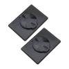 Micro Traders 2PCS Phone Adhesive Adapter Bicycle Self-Adhesive Sticker Bike Computer Adhesive Pad Compatible with Garmin Edge Bike Computers view 1