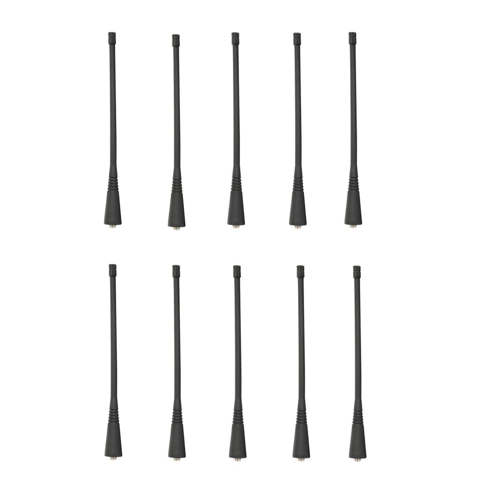 10 Pack ATU-16D Whip Antenna UHF 400-470Mhz 6.5 Inches for EVX-531 EVX534 EVX539 EVX571 EVX581 VX451 VX454 VX459 Radio