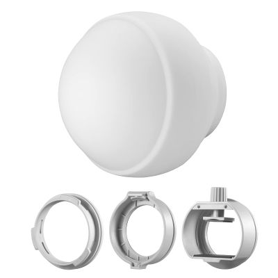 GODOX ML-CD15 Diffuser Dome Kit with 3 Adapters for Photography Light Flash Studio Photography Portrait Live Stream