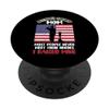 Proud Army Mom Hero Raised Mine Memorial Day Patriotic Women PopSockets Swappable PopGrip view 1