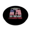 Proud Army Mom Hero Raised Mine Memorial Day Patriotic Women PopSockets Swappable PopGrip view 2