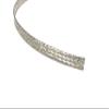 AC/DC WIRE AND SUPPLY Braided Silver Wire Loom Sleeve Sheathing Cover Sharp 1/16 Expandable (10 FT) view 1