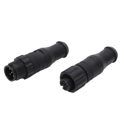 Acouto for NMEA 2000 Terminator Pair 2PCS Marine for NMEA 2000 Terminators Male Female 5 Pin IP67 for Lowrance Networks
