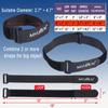 1"x 18"-12 Pack Reusable Fastening Cable Straps with Buckle Adjustable Hook and Loop Securing Strap Multi-Purpose Cinch Strap for Cord Management view 3