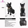 Max Power Wooof Bulldog Style Bluetooth Speaker - MD566 - Big Size with Glasses and Dog Collar Chain - FM Radio, Black view 3