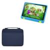 BoxWave Case Compatible with Huawei MediaPad T3 7 Kids - Hard Shell Briefcase, Slim Messenger Bag Briefcase Cover Side Pockets - Navy view 1