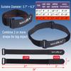 1"x 24"-12 Pack Reusable Fastening Cable Straps with Buckle Adjustable Hook and Loop Securing Strap Multi-Purpose Cinch Strap for Cord Management view 4