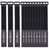 1"x 12"-12 Pack Reusable Fastening Cable Straps with Buckle Adjustable Hook and Loop Securing Strap Multi-Purpose Cinch Strap for Cord Management view 1